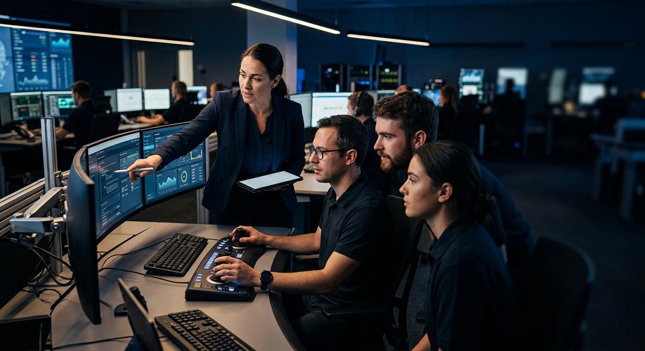 BSR Solutions training in a control-room environment